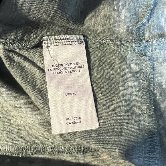 Lucky Brand Green Floral Top Boho Festival Hippie - Picture 5 of 8